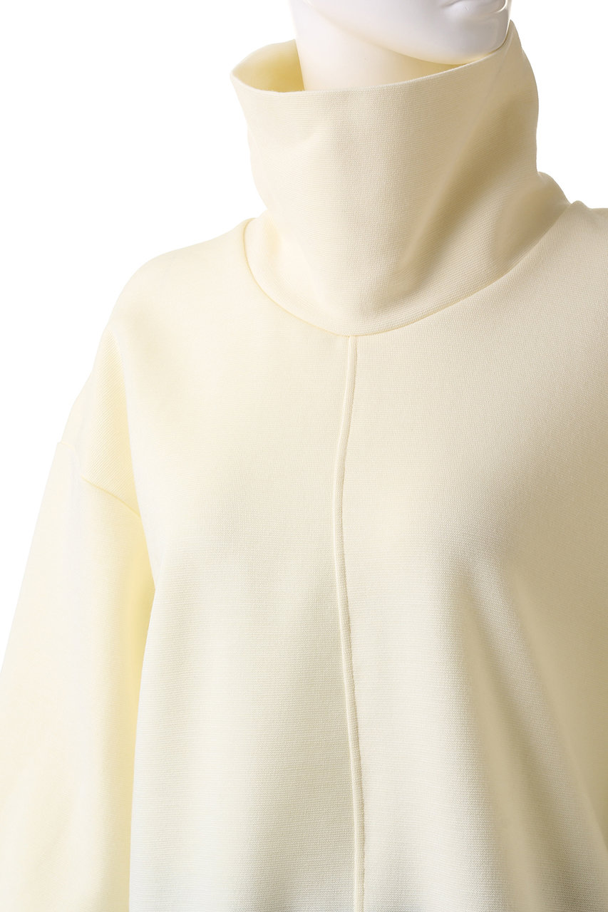 CLANE(クラネ)｜STAND NECK WIDE TOPS/カットソー/IVORY の通販