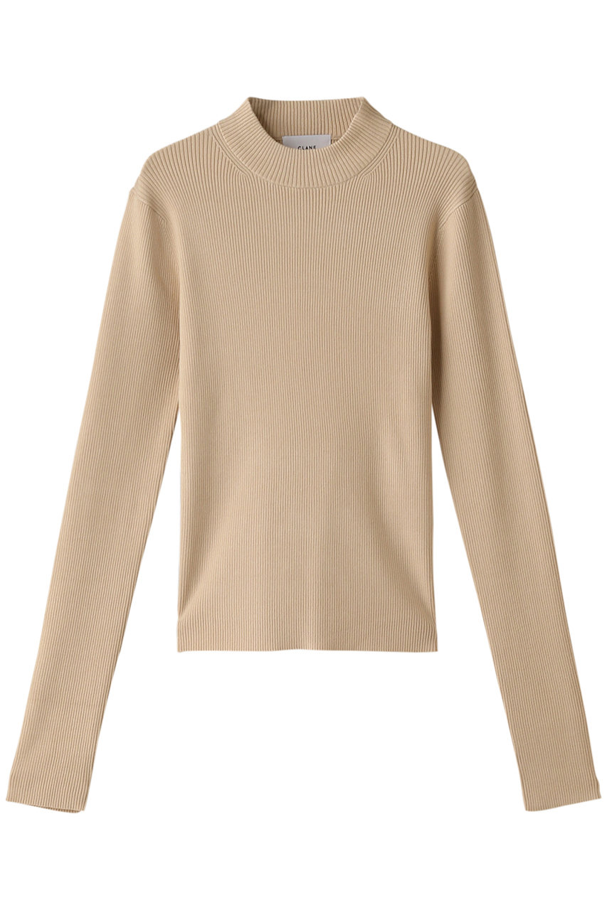 CLANE(クラネ)｜H/N RIB KNIT TOPS/ニット/IVORY の通販｜ELLESHOP ...