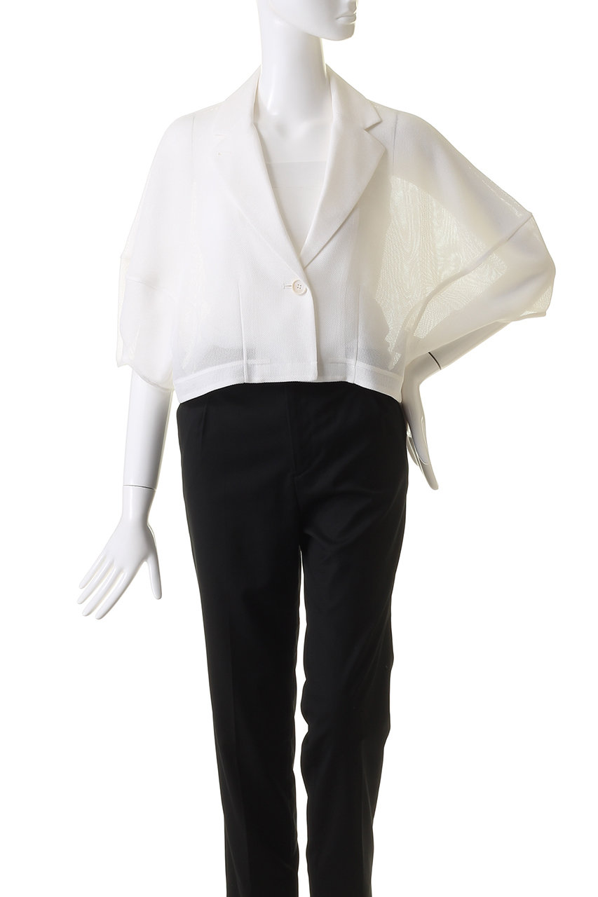 CLANE(クラネ)｜MESH LANTERN JACKET/ジャケット/WHITE の通販 ...