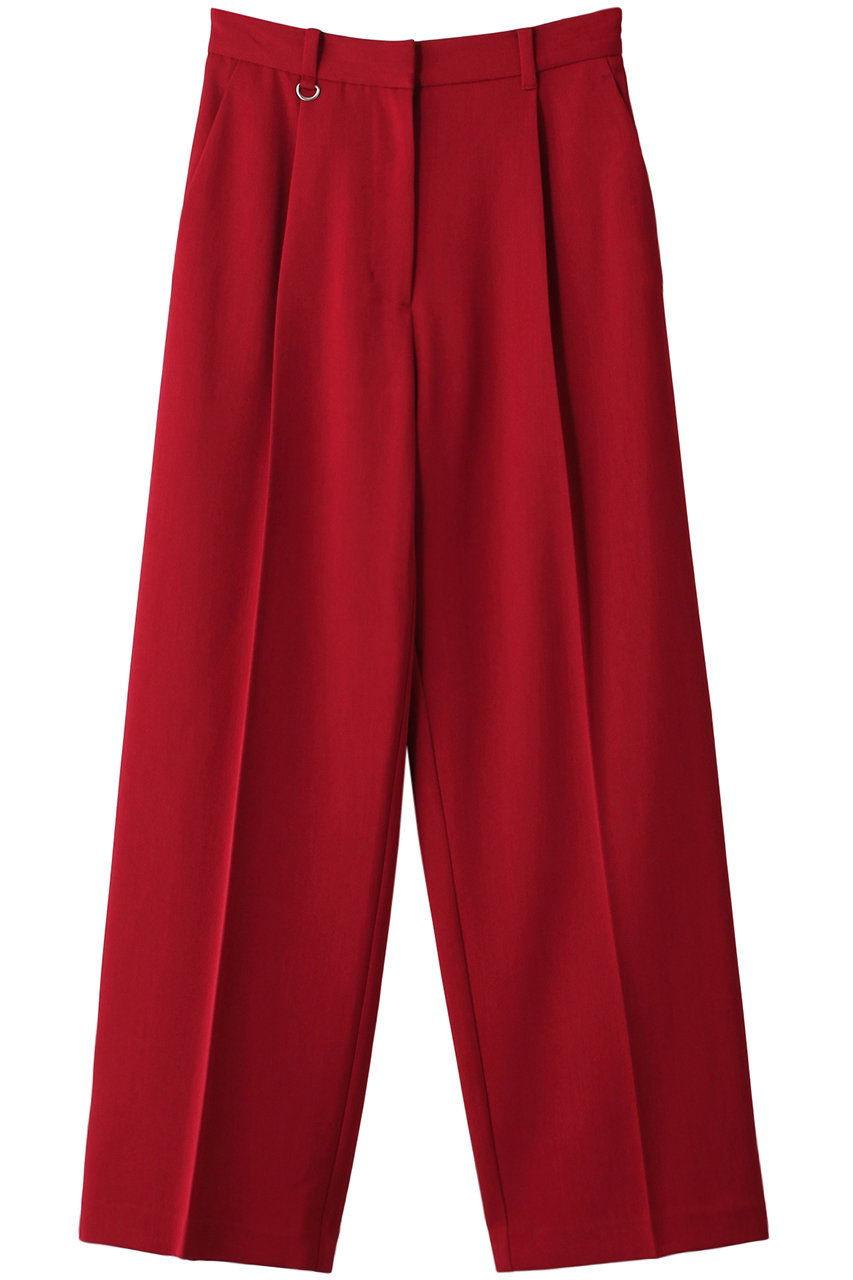 クラネ/CLANEの2WAY TUCK STRAIGHT PANTS パンツ(RED/17110-7002)