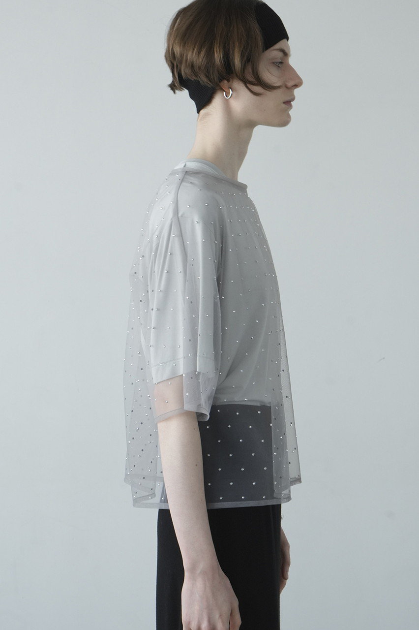 CLANE - LINE SHEER L/S TOPS - PINK | ADDICT WEB SHOP