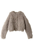 SHAGGY SHORT KNIT CARDIGAN ニット/セーター