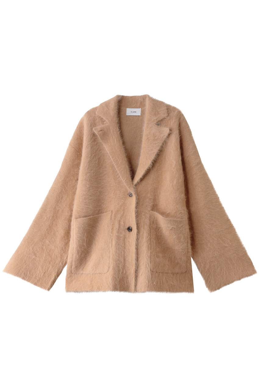 クラネ/CLANEのANGOLA TAILORED KNIT JACKET ジャケット(BEIGE/17106-2362)