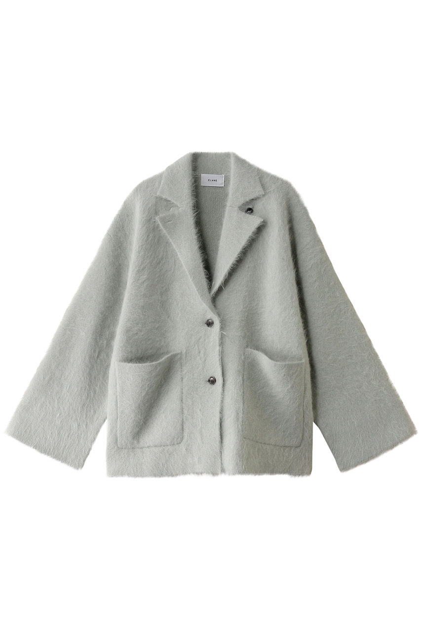 クラネ/CLANEのANGOLA TAILORED KNIT JACKET ジャケット(MINT/17106-2362)