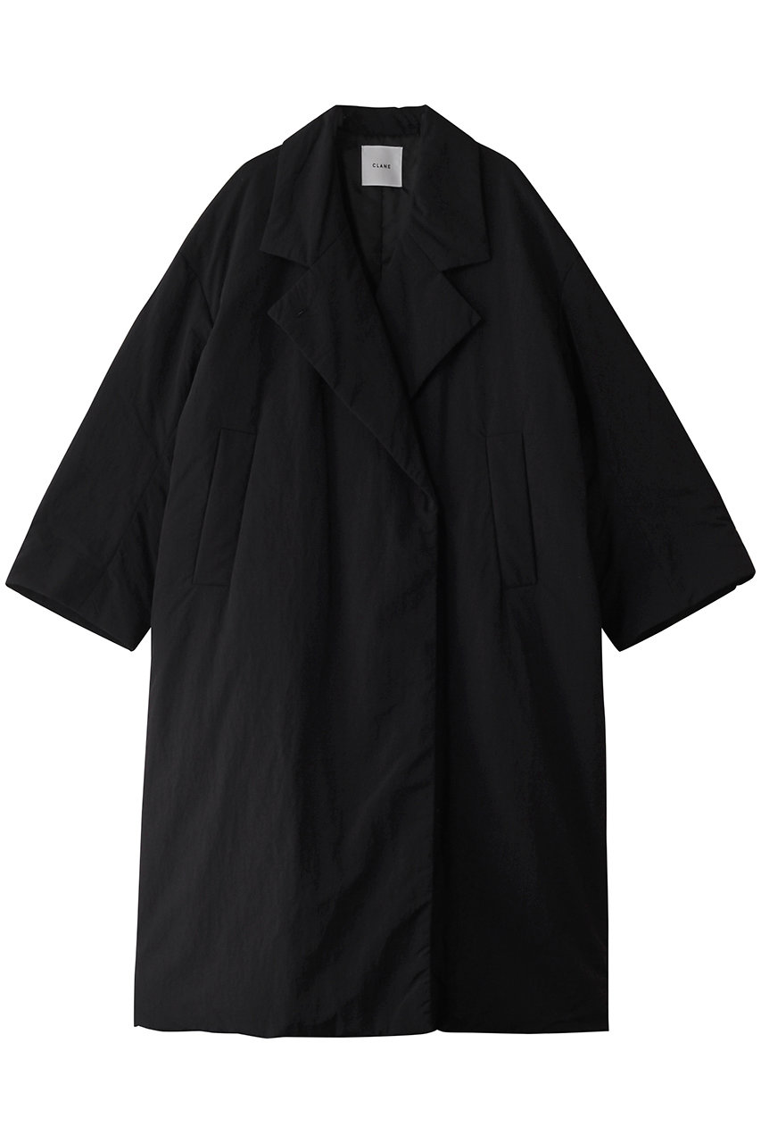 クラネ/CLANEのCOLOR DOWN CHESTER COAT コート(BLACK/17101-0062)