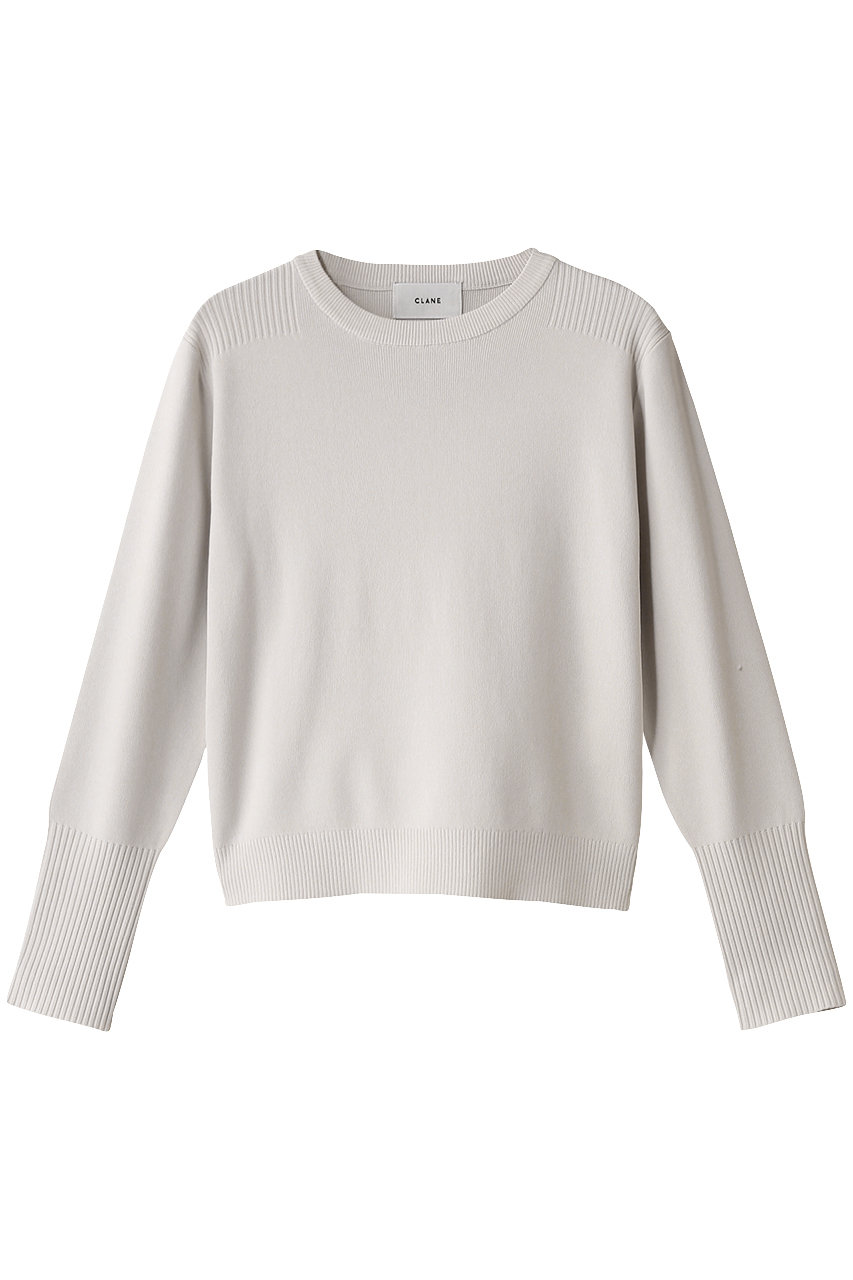 クラネ/CLANEのBASIC COMPACT KNIT TOPS/ニット(IVORY/18106-2042)