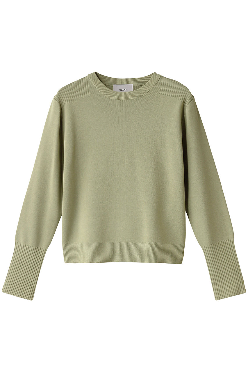 クラネ/CLANEのBASIC COMPACT KNIT TOPS/ニット(MINT/18106-2042)