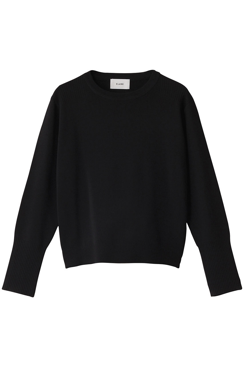 クラネ/CLANEのBASIC COMPACT KNIT TOPS/ニット(BLACK/18106-2042)