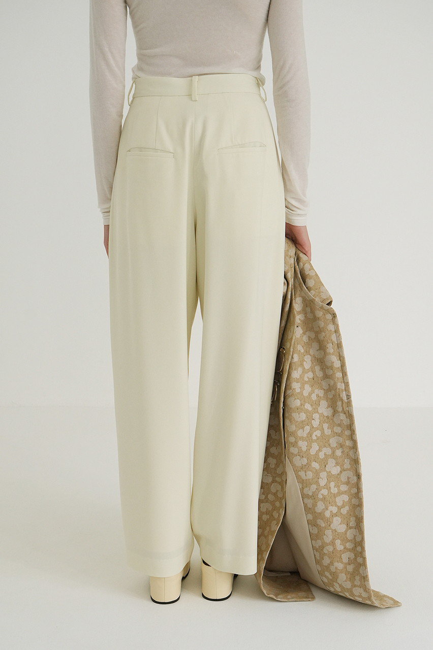CLANE(クラネ)｜BASIC TUCK PANTS/パンツ/IVORY の通販｜ELLESHOP