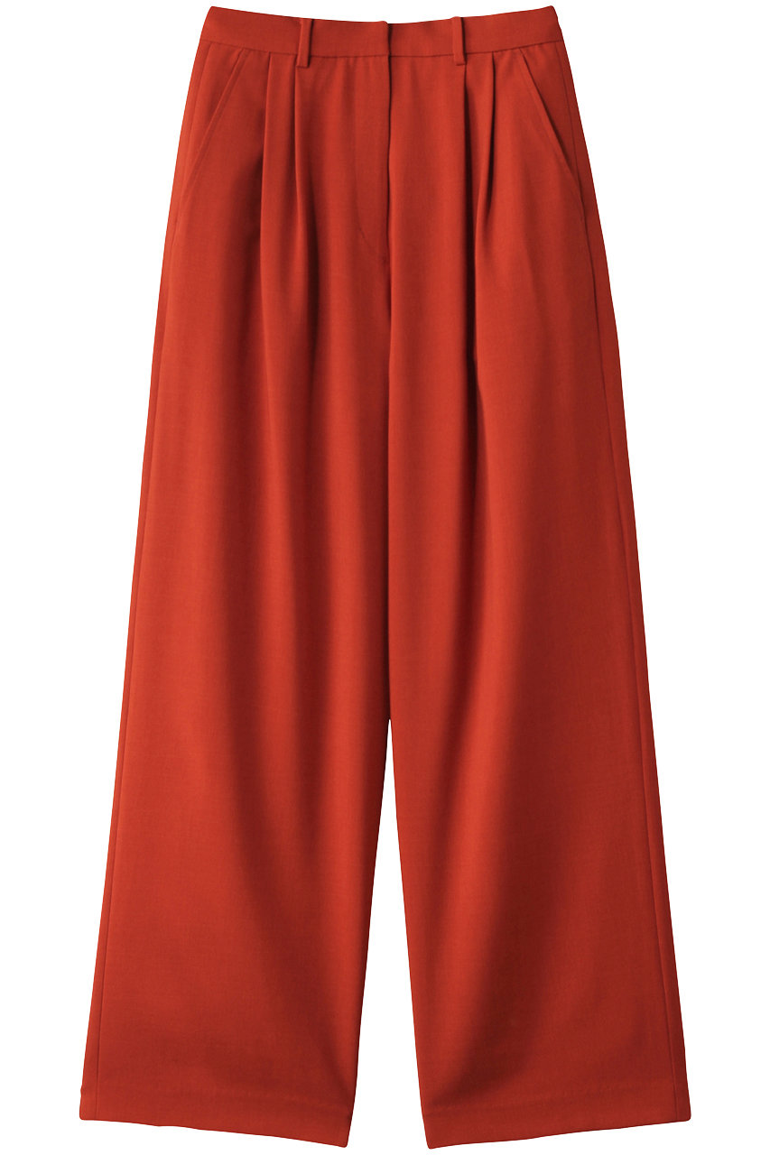 クラネ/CLANEのBASIC TUCK PANTS/パンツ(RED/18110-7092)