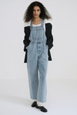 CLANE(クラネ)｜WAIST ADJUST OVERALLS/オーバーオール/BLUE の通販