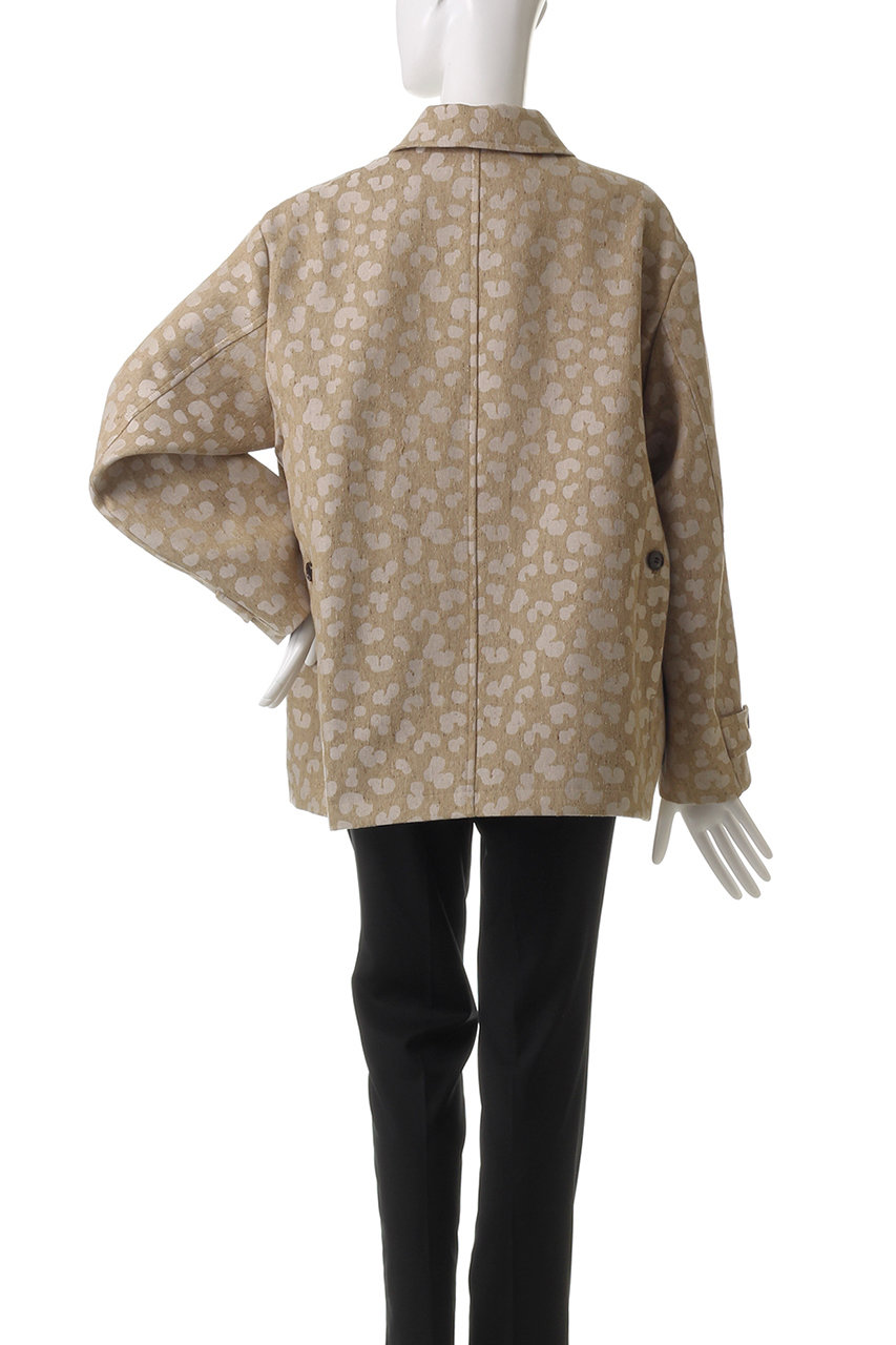 CLANE(クラネ)｜LINEN LEOPARD JACKET/ジャケット/BEIGE の通販