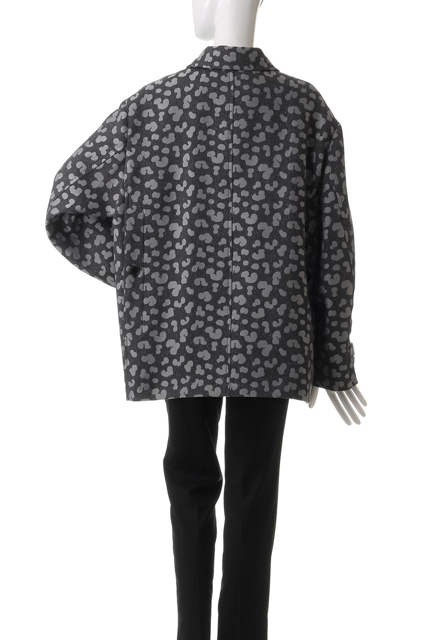 CLANE(クラネ)｜LINEN LEOPARD JACKET/ジャケット/BLACK の通販