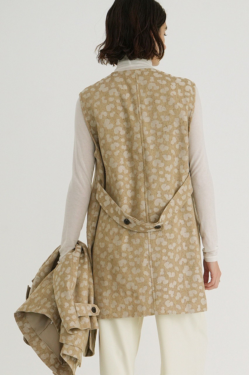 CLANE クラネ　LEOPARD LONG GILET CLANE クラネ LEOPARD LONG GILET 楽天市場】CLANE 正規商品 ジレ