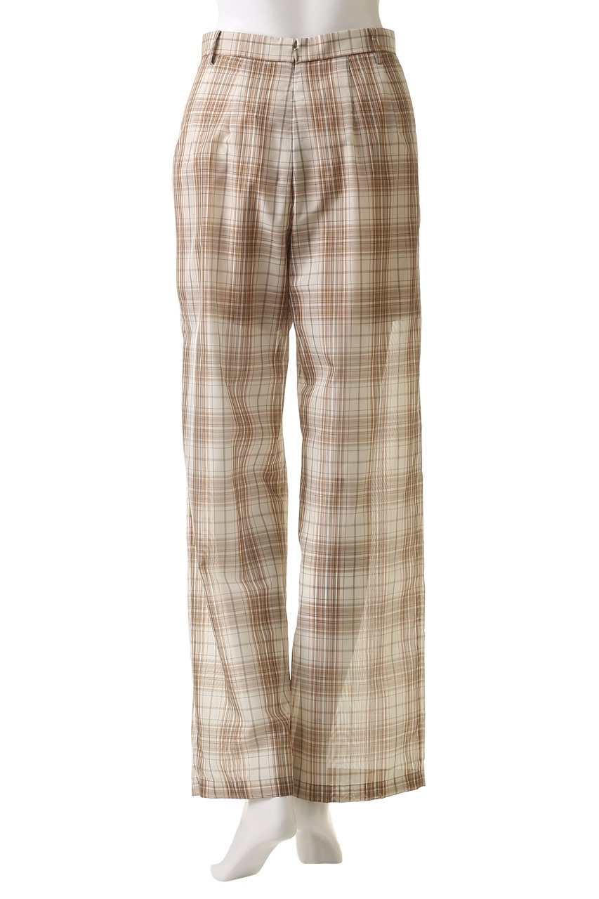CLANE(クラネ)｜SHEER STRAIGHT PANTS/パンツ/MIX の通販