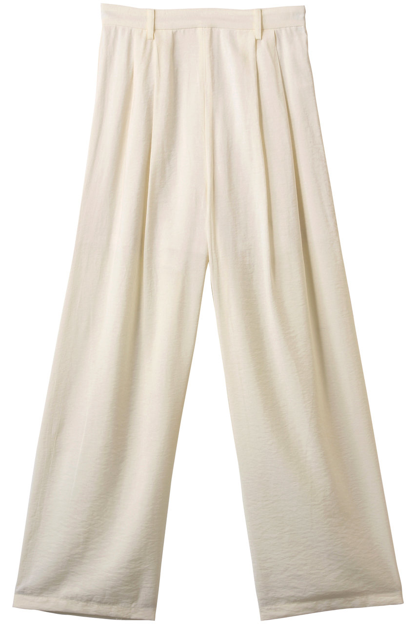 CLANE SHEER STRAIGHT PANTS/パンツ (IVORY, 1) クラネ ELLE SHOP CLANE SHEER STRAIGHT PANTS/パンツ (IVORY, 1) クラネ ELLE SHOP