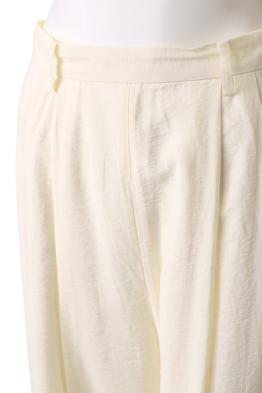 CLANE(クラネ)｜SHEER STRAIGHT PANTS/パンツ/IVORY の通販