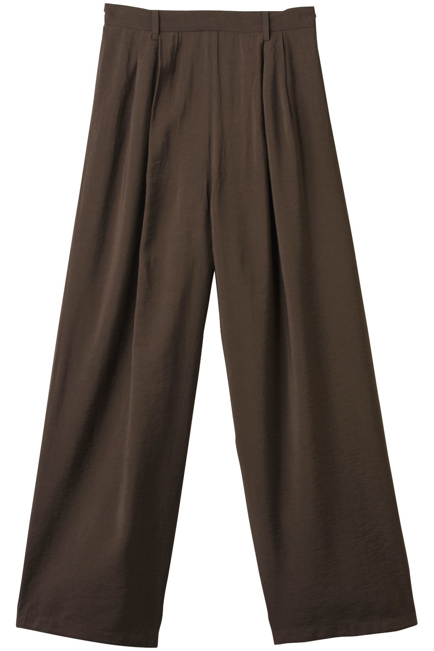 CLANE SHEER STRAIGHT PANTS/パンツ (BROWN, 2) クラネ ELLE SHOP CLANE SHEER STRAIGHT PANTS/パンツ (BROWN, 2) クラネ ELLE SHOP