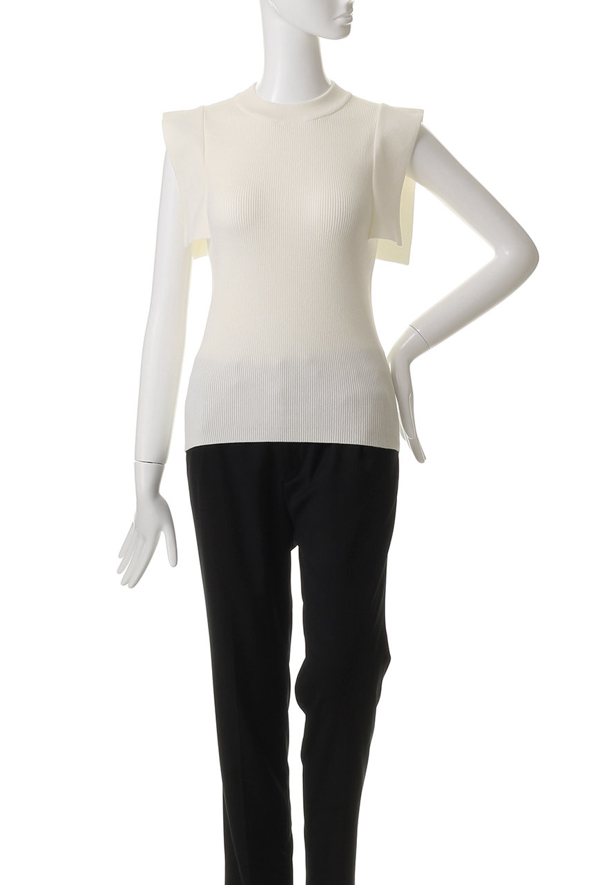 CLANE(クラネ)｜SQUARE SLEEVE KNIT TOPS/ニットトップス/IVORY