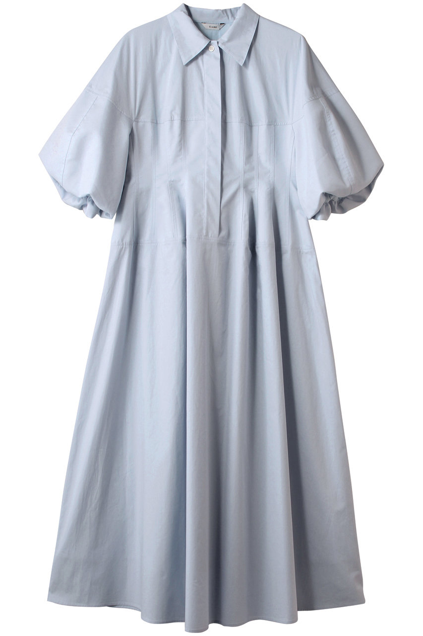 CLANE WAIST DESIGN VOLUME ONEPIECE/ワンピース (BLUE, 2) クラネ ELLE SHOP CLANE WAIST DESIGN VOLUME ONEPIECE/ワンピース (BLUE, 2) クラネ ELLE SHOP