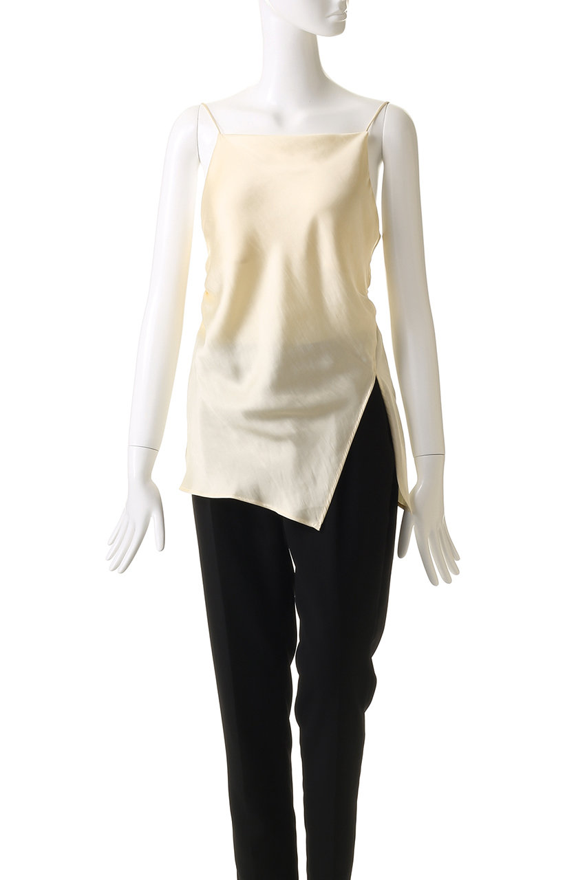 トップス CLANE DRAPE SATIN CAMISOLE TOPS CLANE DRAPE SATIN CAMISOLE TOPS