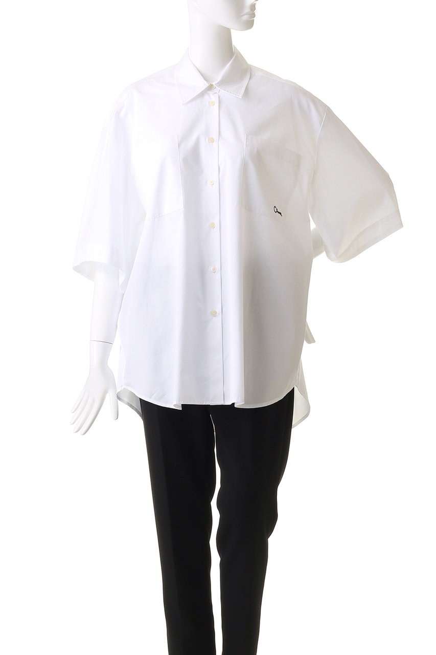 CLANE(クラネ)｜HALF SLEEVE HUGE SHIRTS/シャツ/WHITE の通販