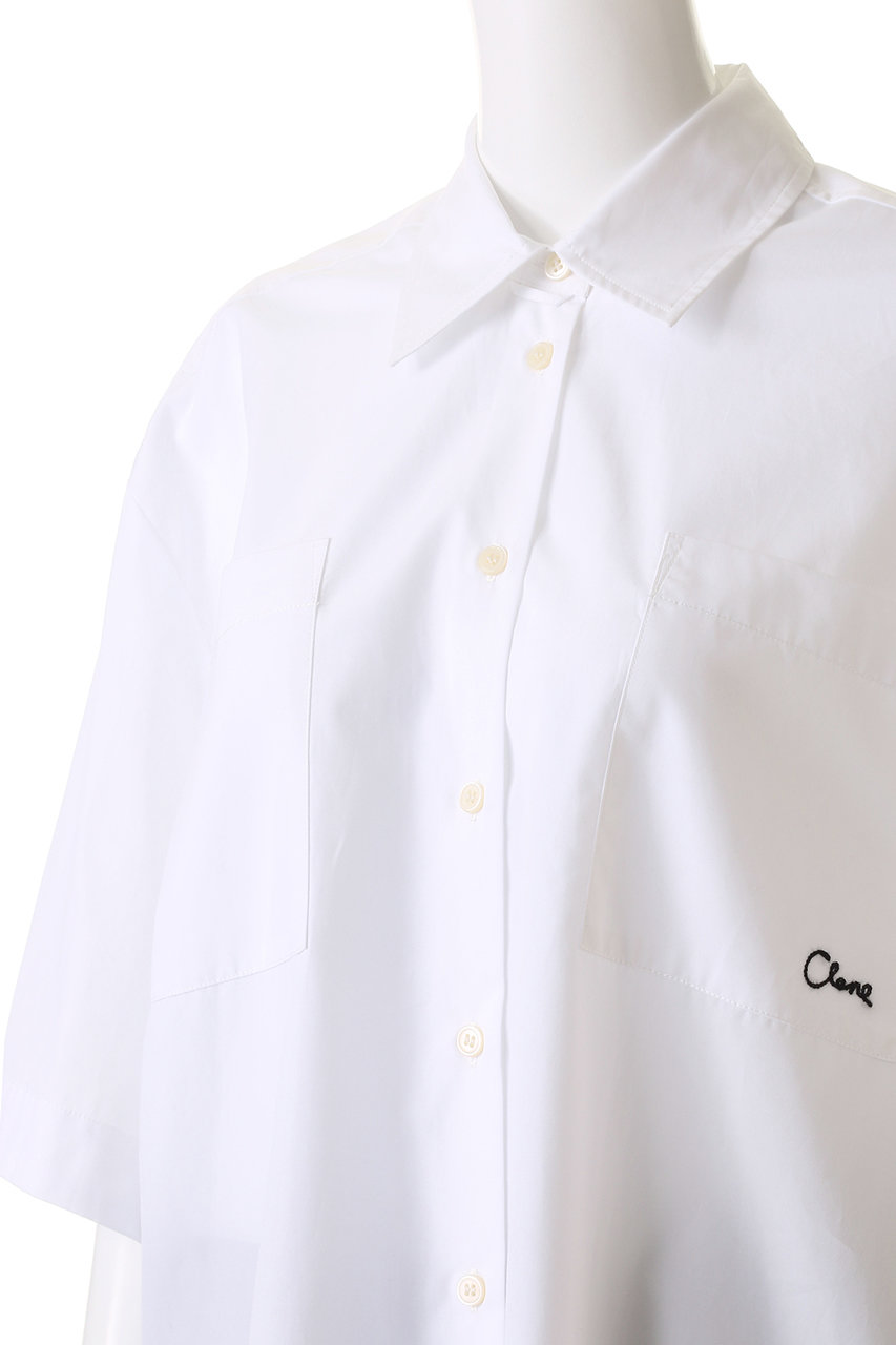 CLANE(クラネ)｜HALF SLEEVE HUGE SHIRTS/シャツ/WHITE の通販