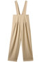 HIGH WAIST SUSPENDER PANTS/パンツ クラネ/CLANE BEIGE