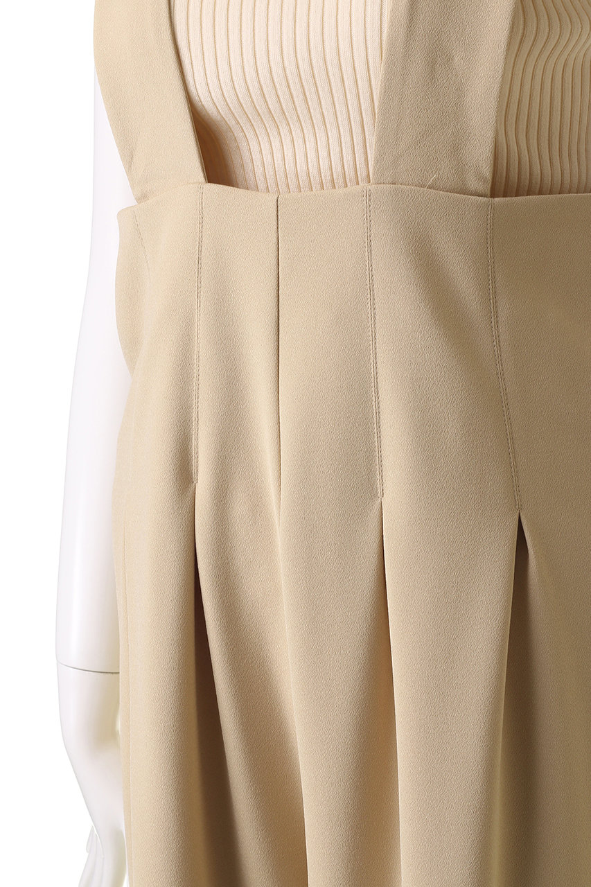 CLANE 2WAY SUSPENDER PANTS ベージュ CLANE(クラネ)｜HIGH WAIST SUSPENDER PANTS/パンツ/BEIGE の