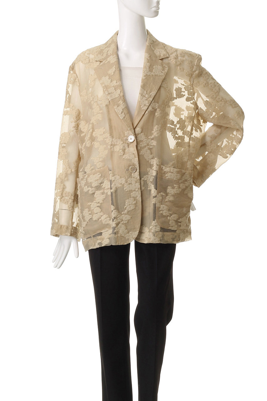 ジャケット・アウター CLANE FLOWER SHEER JACQUARD JACKET FLOWER SHEER JACQUARD JACKET｜OUTER(アウター)｜CLANE