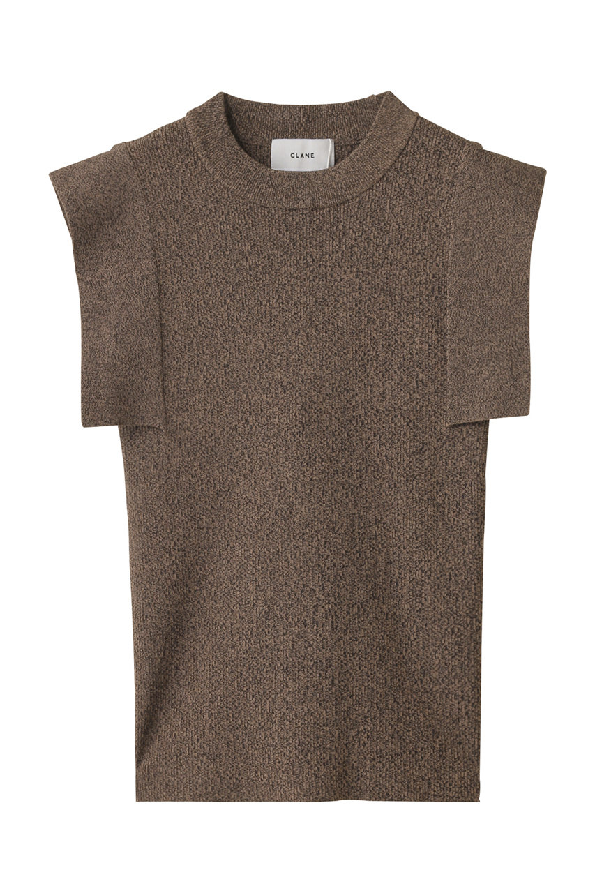CLANE(クラネ)｜SQUARE SLEEVE KNIT TOPS/ニット/MIX の通販