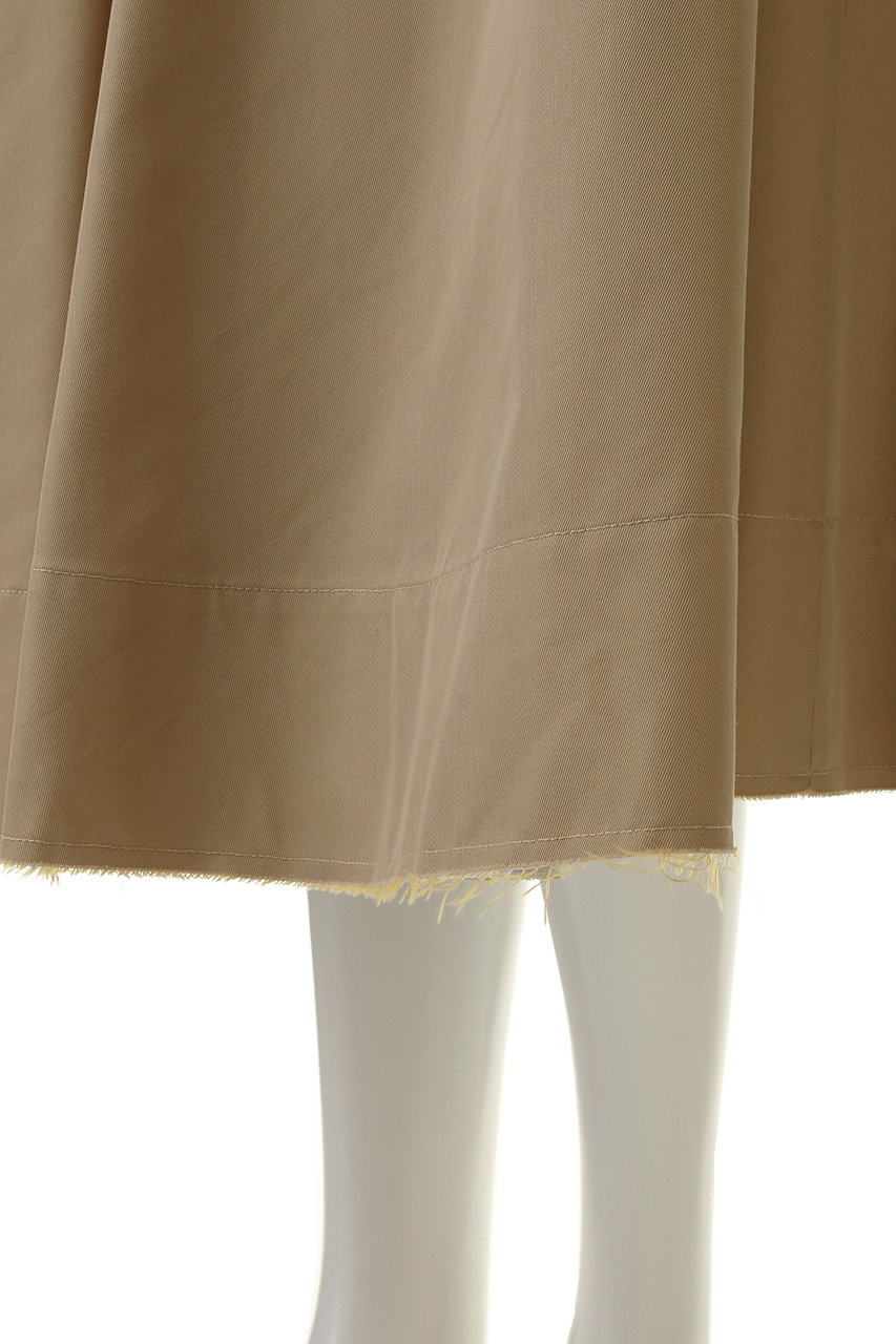 CLANE(クラネ)｜TUCK DETAIL FLARE SKIRT/スカート/BEIGE の通販