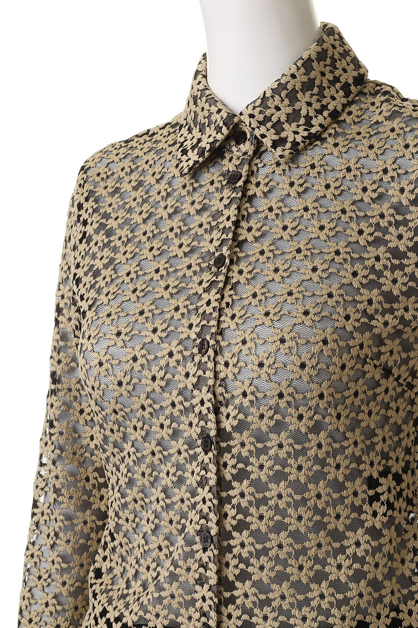 CLANE 3D Flower Lace Shirt サイズ2 3D FLOWER LACE SHIRT｜TOPS(トップス)｜CLANE OFFICIAL ONLINE
