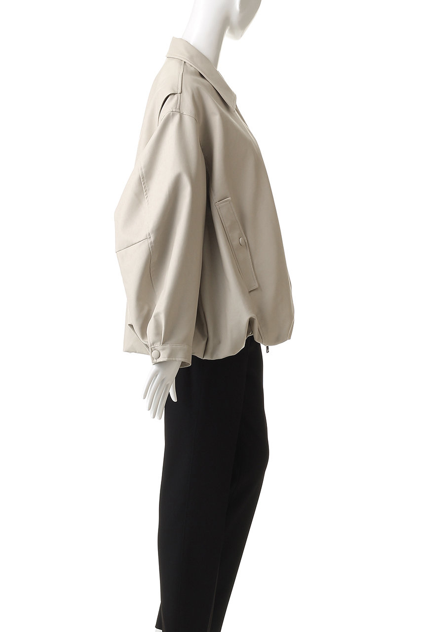 FAKE LEATHER BALLOON JACKET CLANE アイボリー1 FAKE LEATHER BALLOON JACKET｜CLANE（クラネ）公式通販｜THE TOKYO