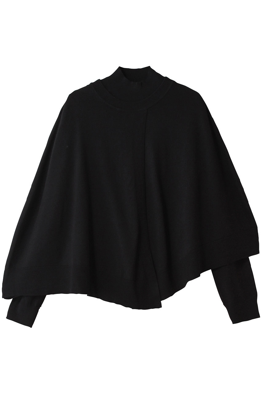 クラネ/CLANEのCAPE SET KNIT TOPS(BLACK/19106-2202)