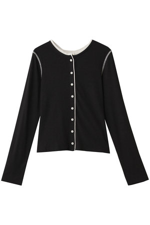 クラネ/CLANEのW FACE BICOLOR CARDIGAN(110300/110303)