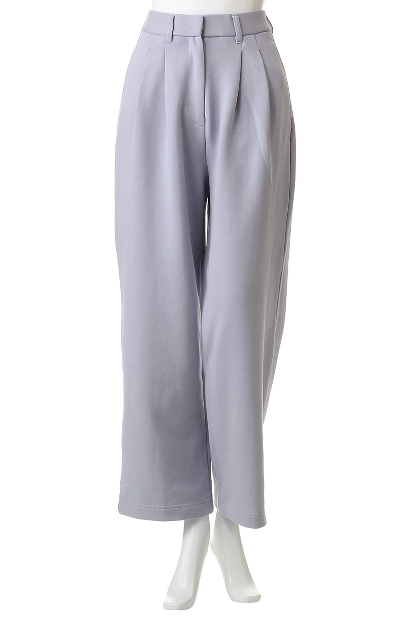 CLANE(クラネ)｜TWO TUCK SWEAT PANTS/PURPLE の通販｜ELLESHOP・(エル