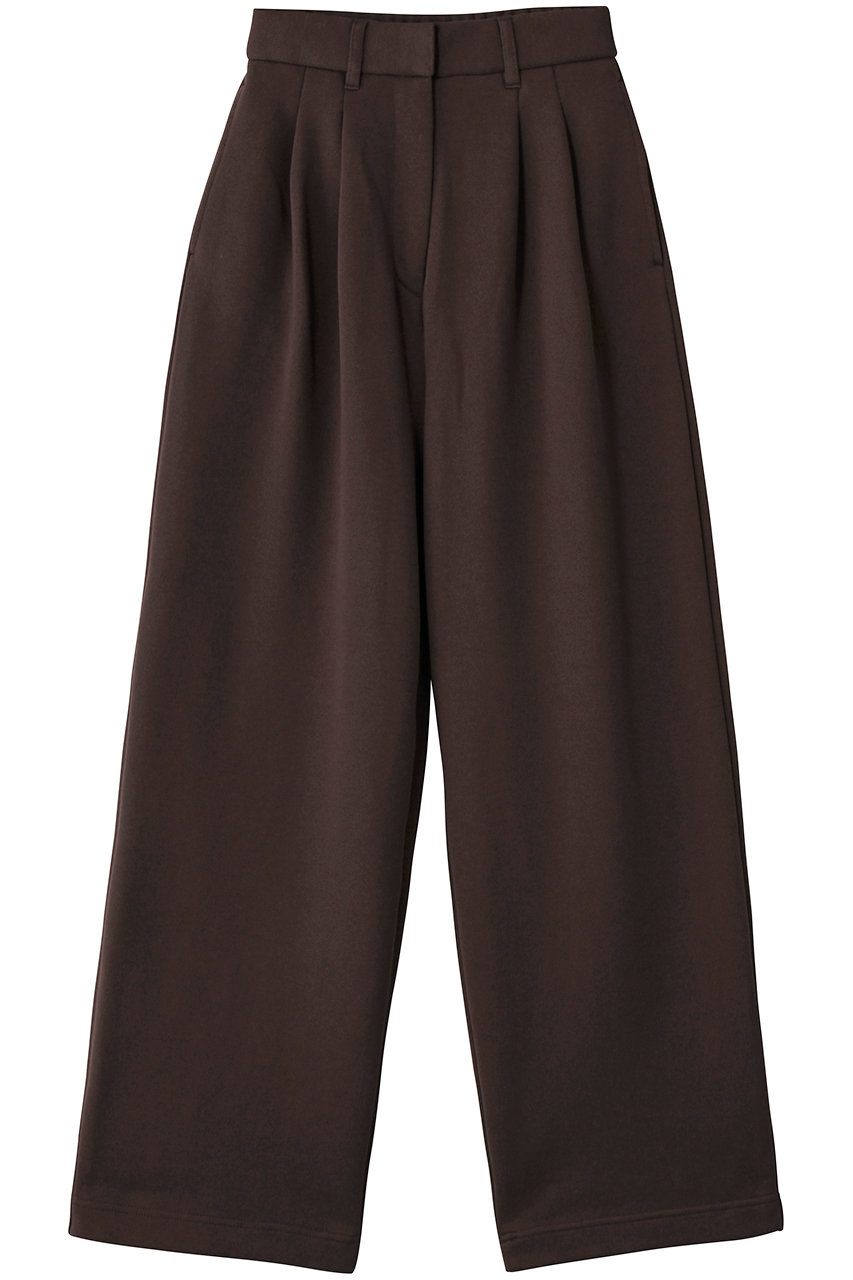 クラネ/CLANEのTWO TUCK SWEAT PANTS(BROWN/19110-7262)