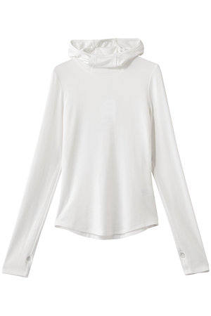 クラネ/CLANEのSOFT HOODED HIGH NECK TOPS Tシャツ/カットソー