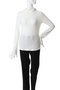 SOFT HOODED HIGH NECK TOPS Tシャツ/カットソー クラネ/CLANE