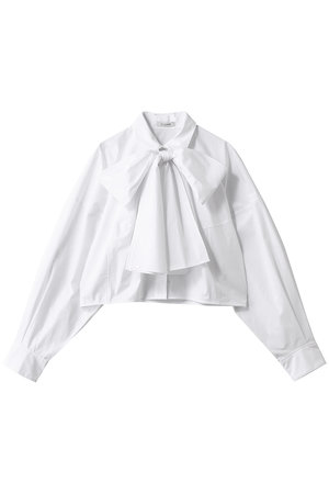 クラネ/CLANEのRIBBON TIED COMPACT SHIRTS シャツ/ブラウス