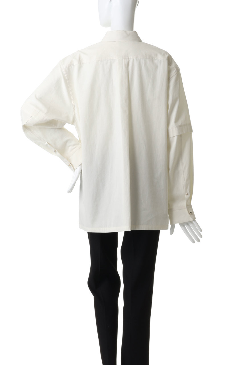CLANE(クラネ)｜JEWELRY OVER SHIRTS シャツ/ブラウス/WHITE の通販 
