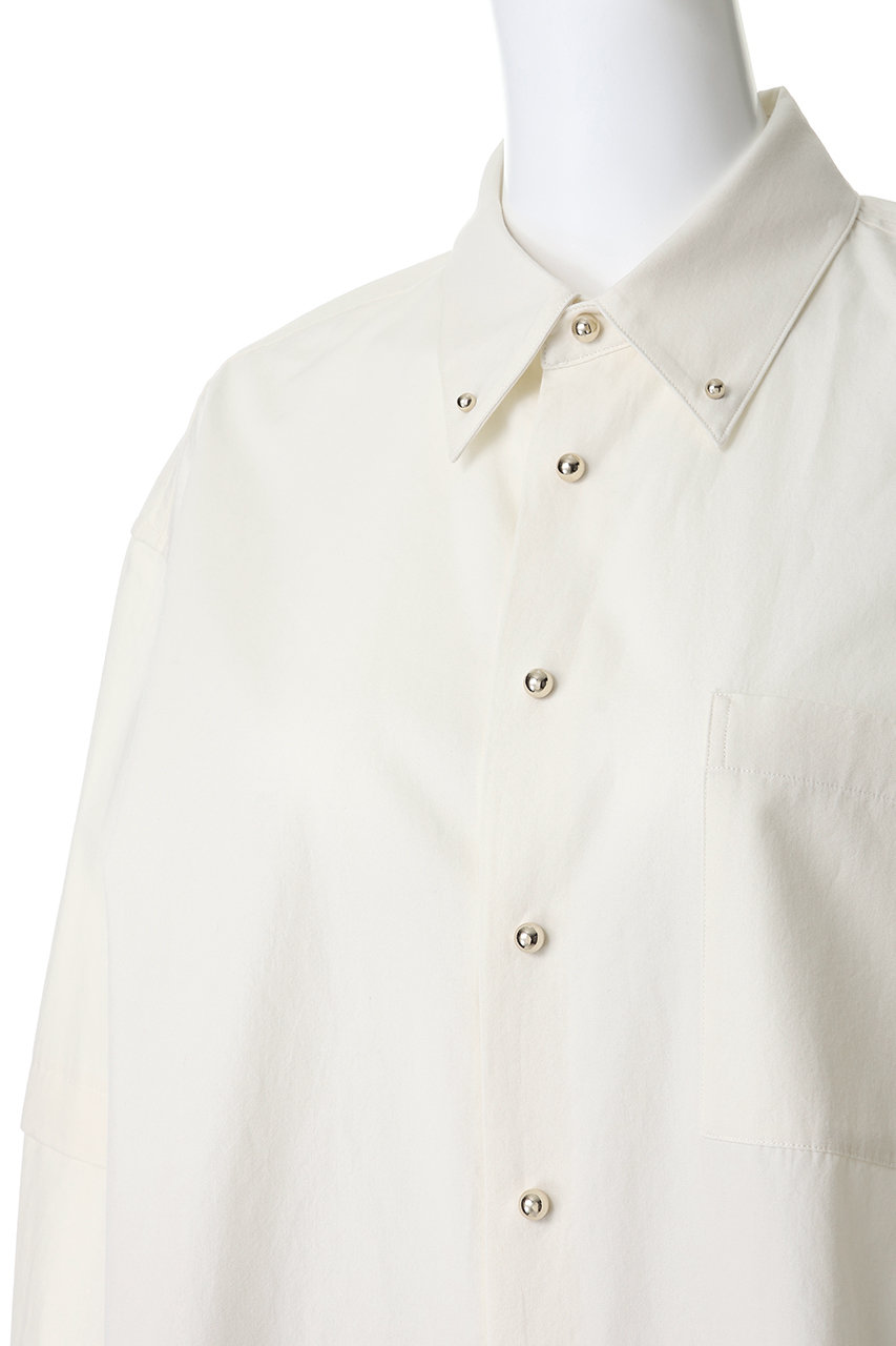 CLANE(クラネ)｜JEWELRY OVER SHIRTS シャツ/ブラウス/WHITE の通販
