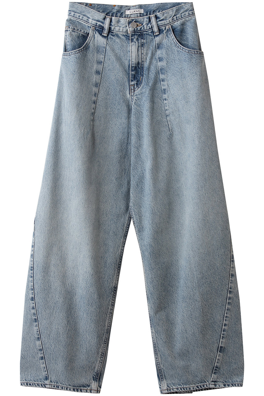 クラネ/CLANEのCOCOON BULKY DENIM PANTS パンツ(BLUE/10111-7043)