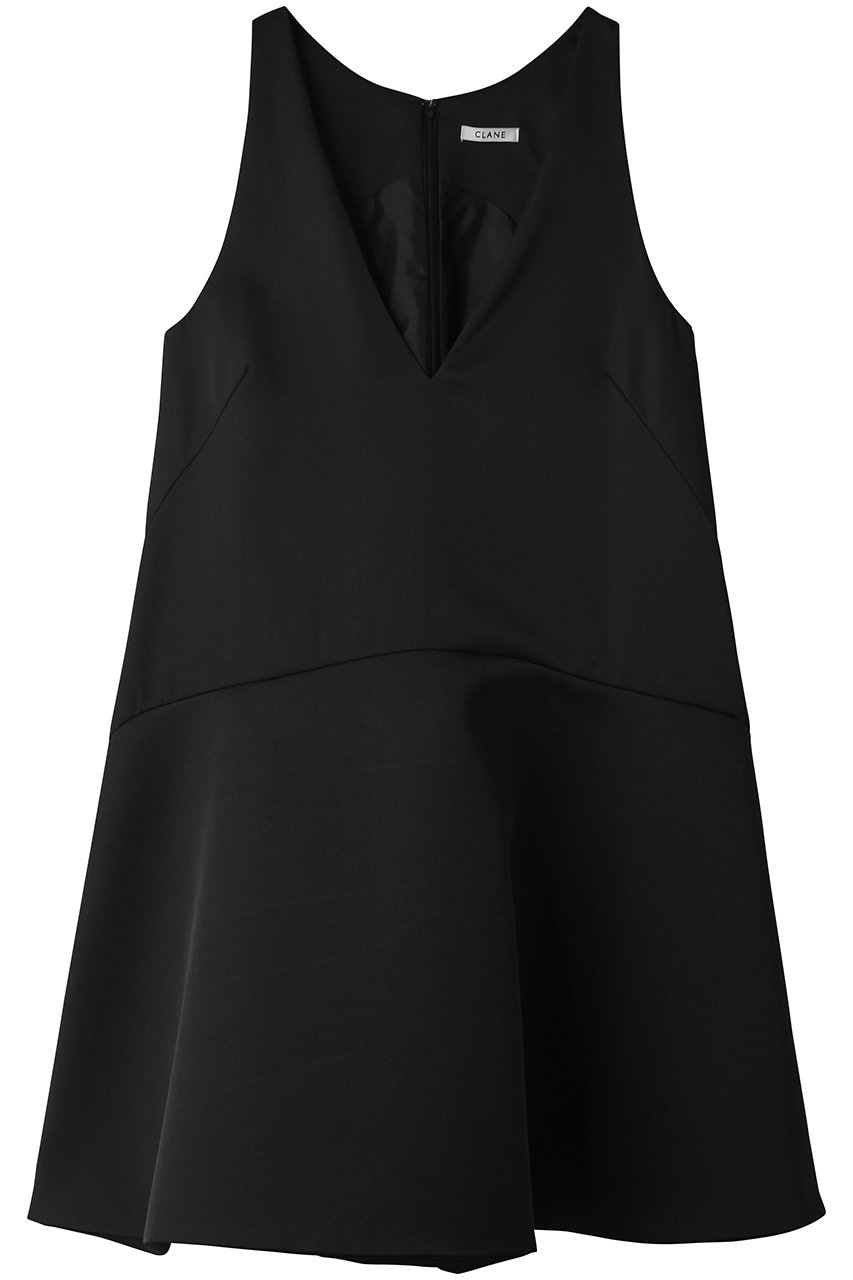 クラネ/CLANEのBONDED JUMPER SKIRT スカート(BLACK/10112-5073)