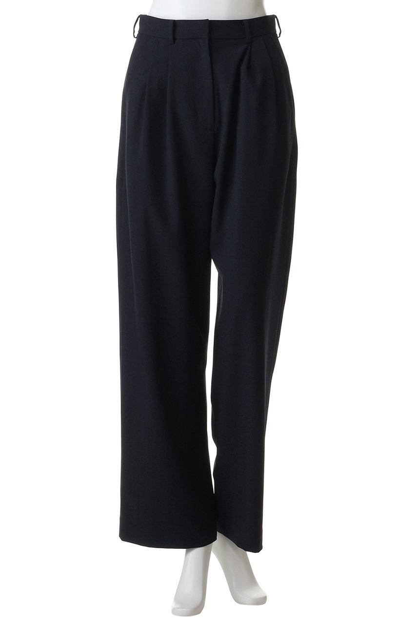 CLANE(クラネ)｜BASIC TUCK PANTS パンツ/NAVY の通販｜ELLESHOP