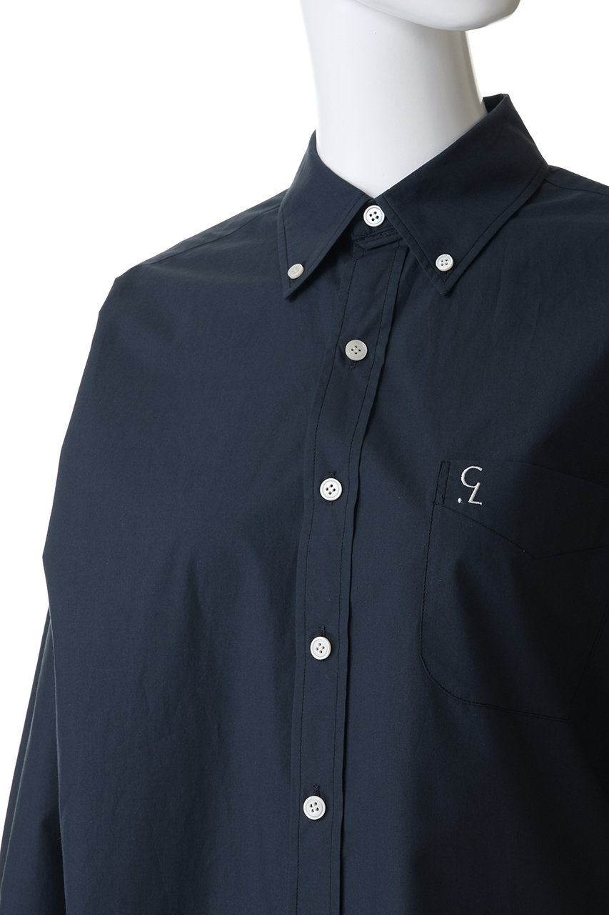 CLANE(クラネ)｜LOGO BUTTON-DOWN BASIC SHIRTS シャツ/ブラウス/NAVY
