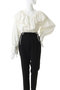 FRILL COLLAR SHORT BLOUSE シャツ/ブラウス クラネ/CLANE