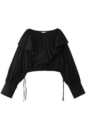 クラネ/CLANEのFRILL COLLAR SHORT BLOUSE シャツ/ブラウス(110400/110403)