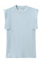 SQUARE SLEEVE KNIT TOPS クラネ/CLANE BLUE